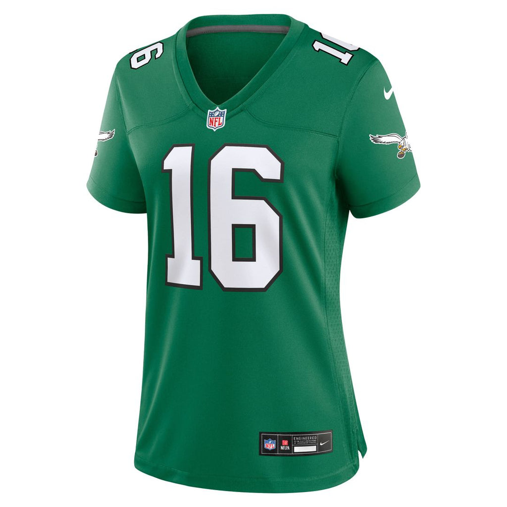 Tanner McKee Philadelphia Eagles Women's Alternate Game Jersey - Kelly Green