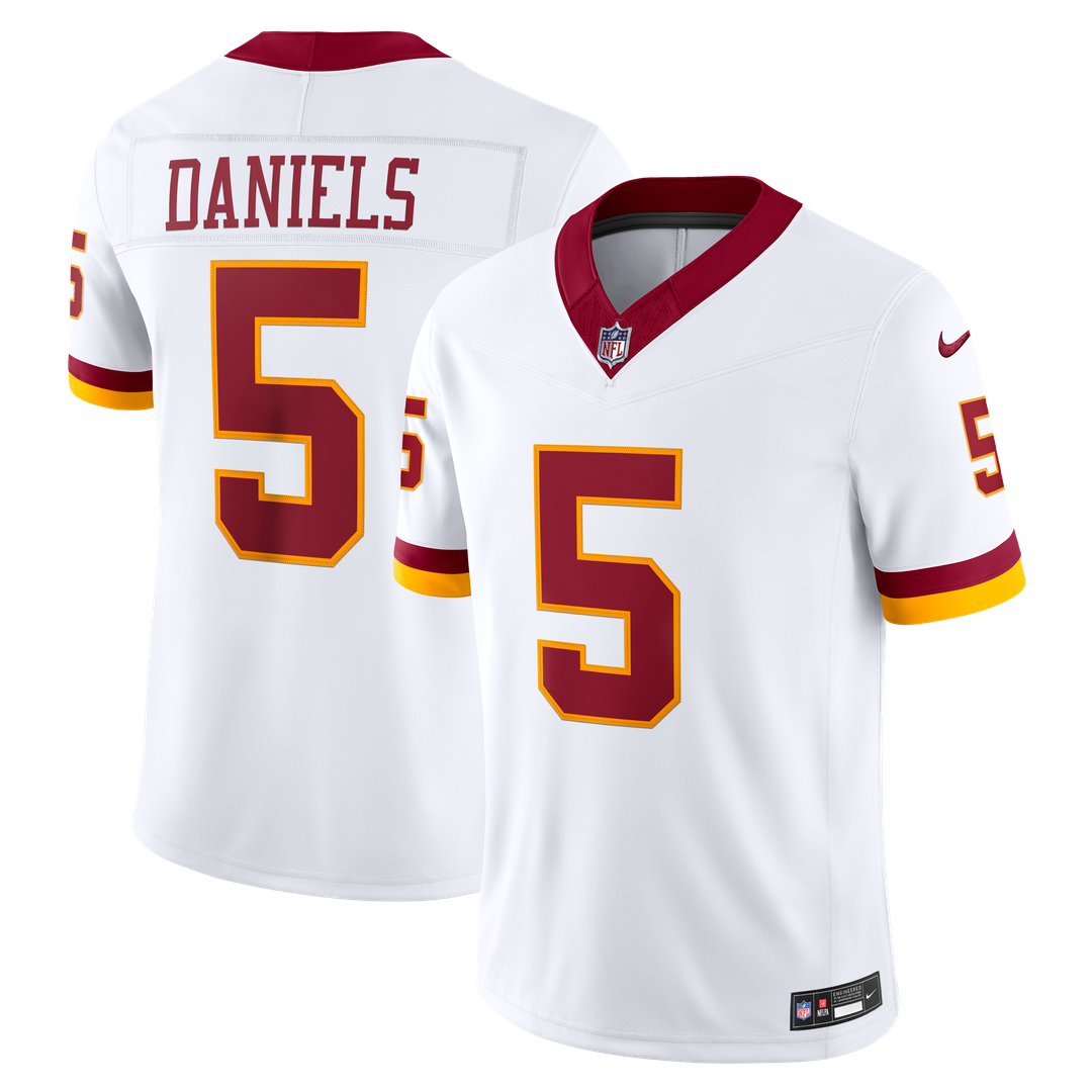 Jayden Daniels Washington Commanders Team Vapor F.U.S.E. Stitched Limited Jersey - Burgundy