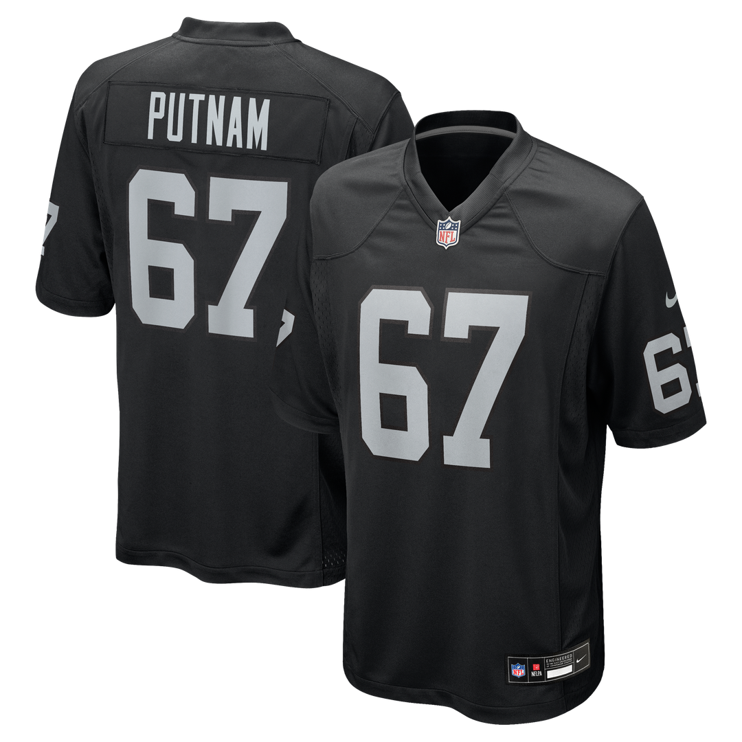 Will Putnam Las Vegas Raiders Team Game Jersey - Black
