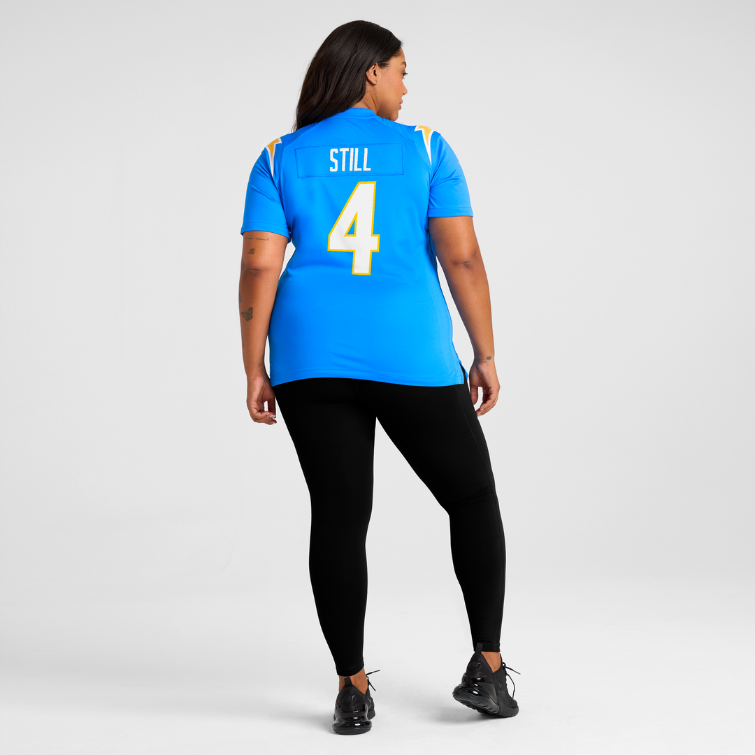Tarheeb Still Los Angeles Chargers Women's Team Game Jersey - Powder Blue