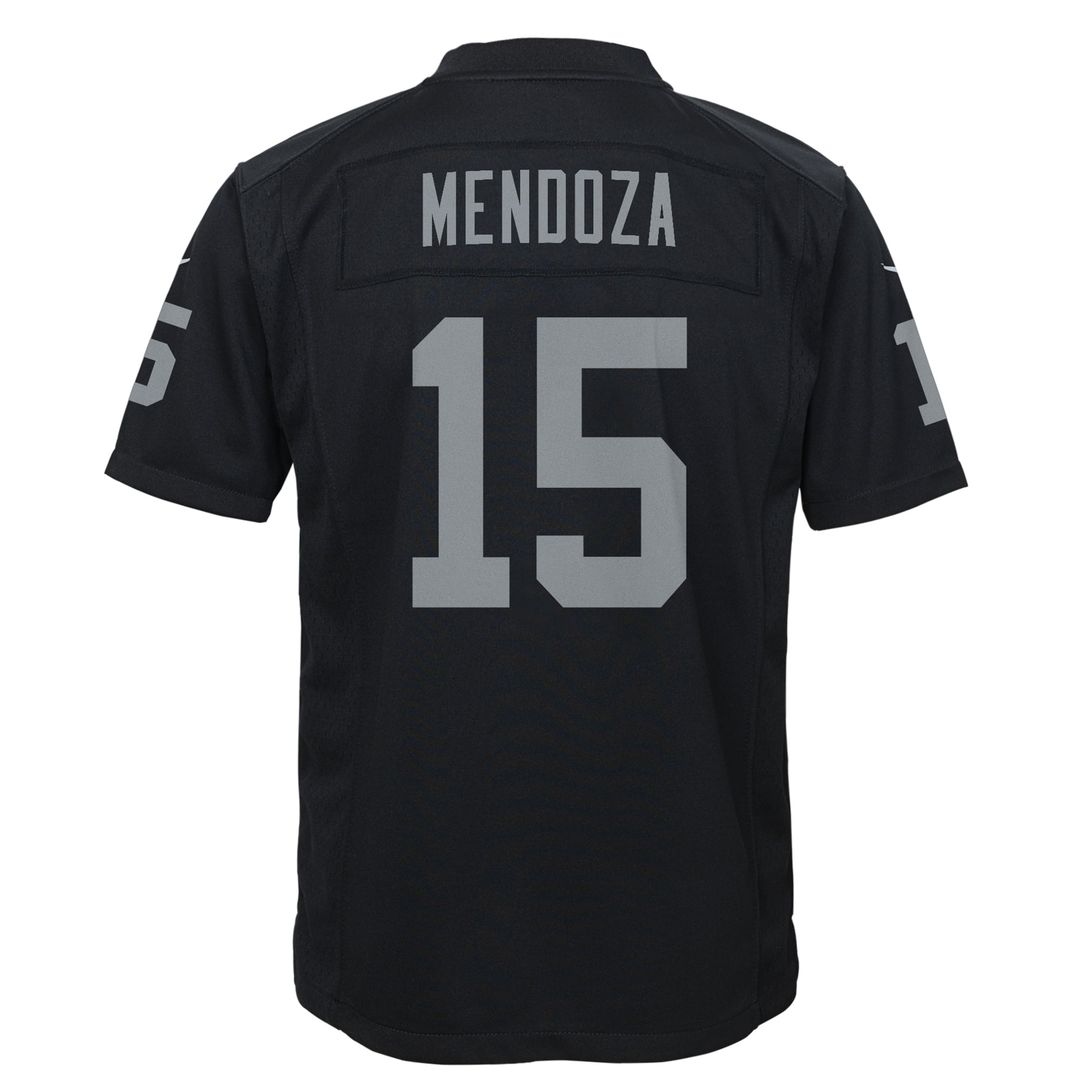 Fernando Mendoza Las Vegas Raiders Youth Team Game Jersey - Black