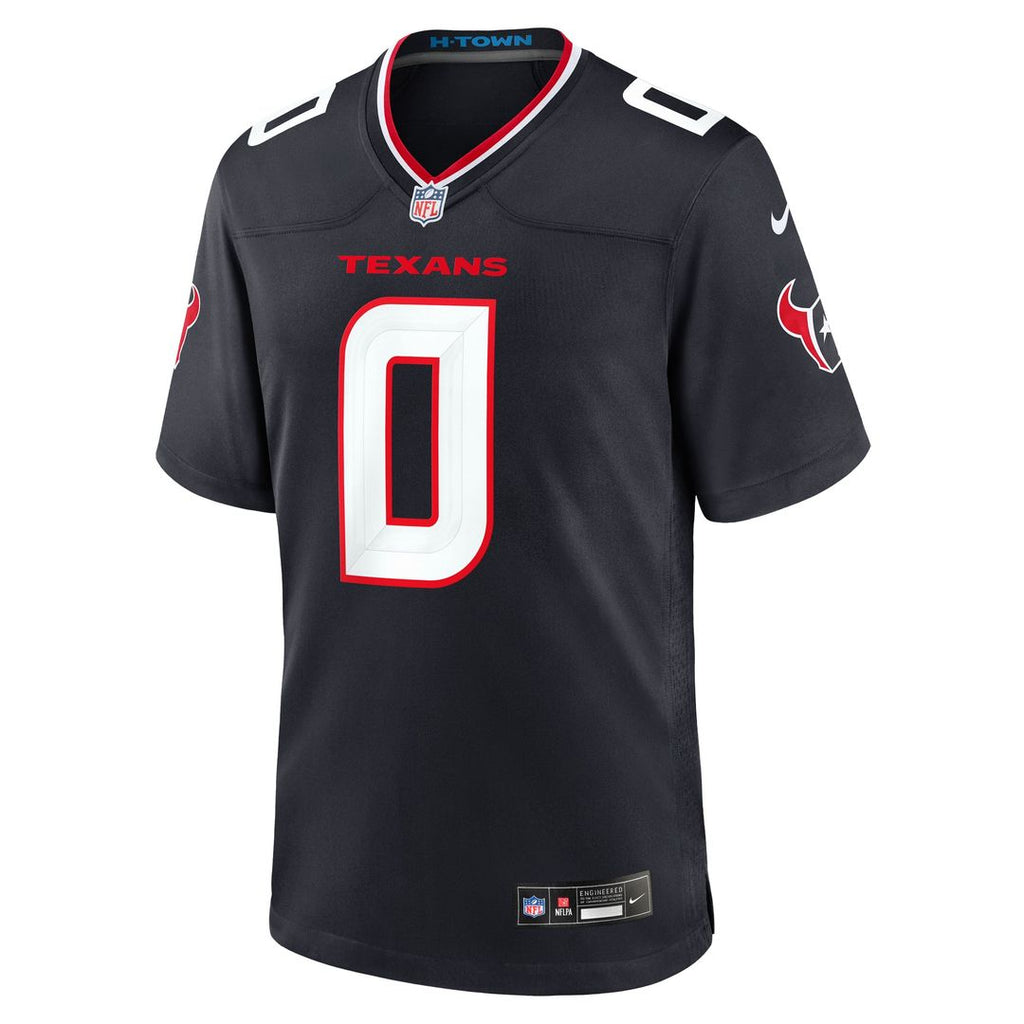 Azeez Al - Shaair Houston Texans Team Game Jersey - Navy