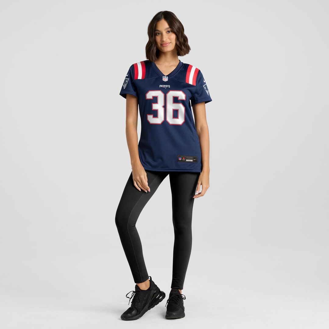 Lawyer Milloy New England Patriots Women's Game Retired Player Jersey - Navy