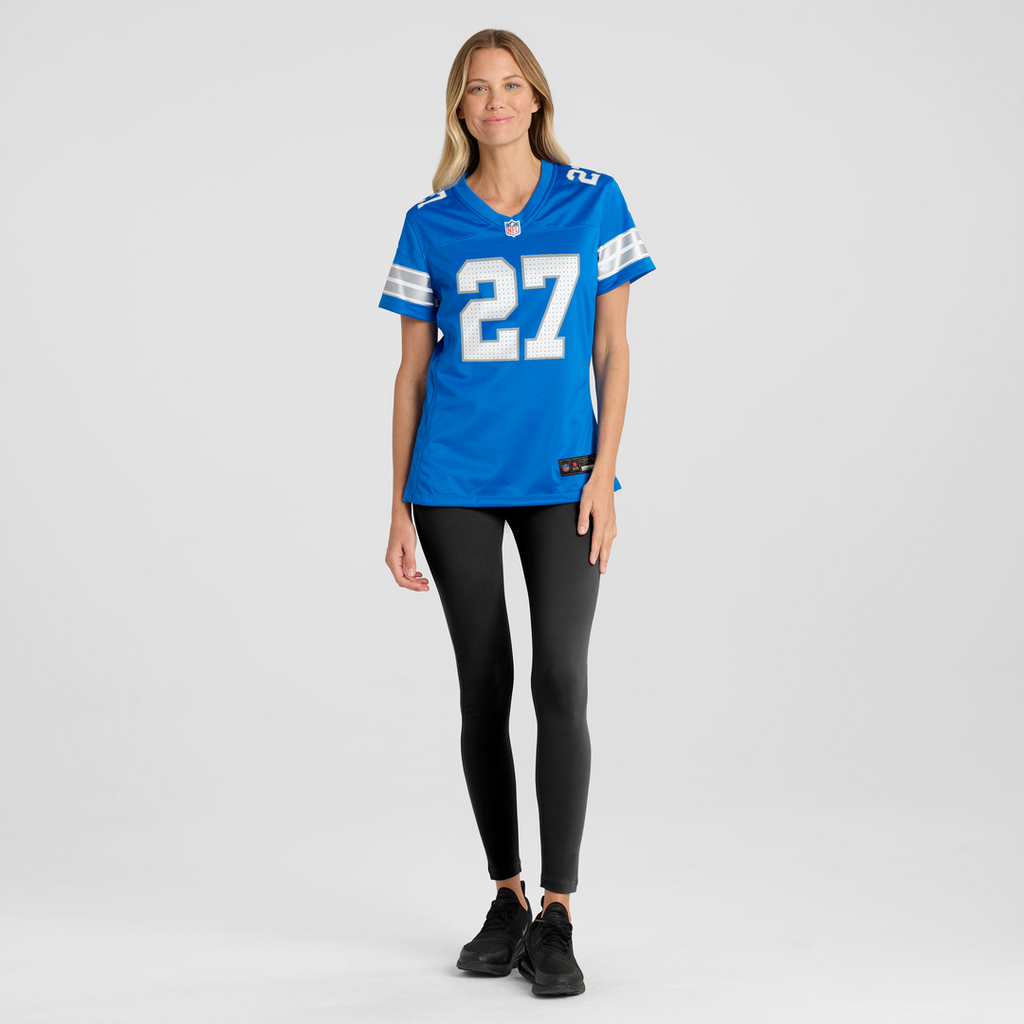 Christian Izien Detroit Lions Women's Team Game Jersey - Blue