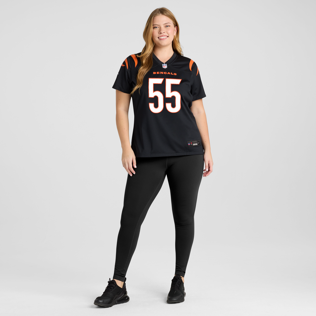 Cashius Howell Cincinnati Bengals Women's Team Game Jersey - Black