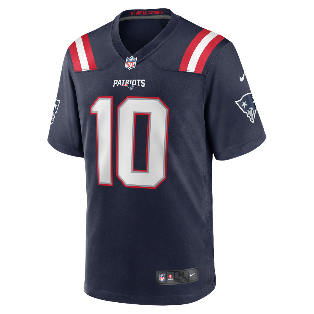 Drake Maye New England Patriots Player Game Jersey - White