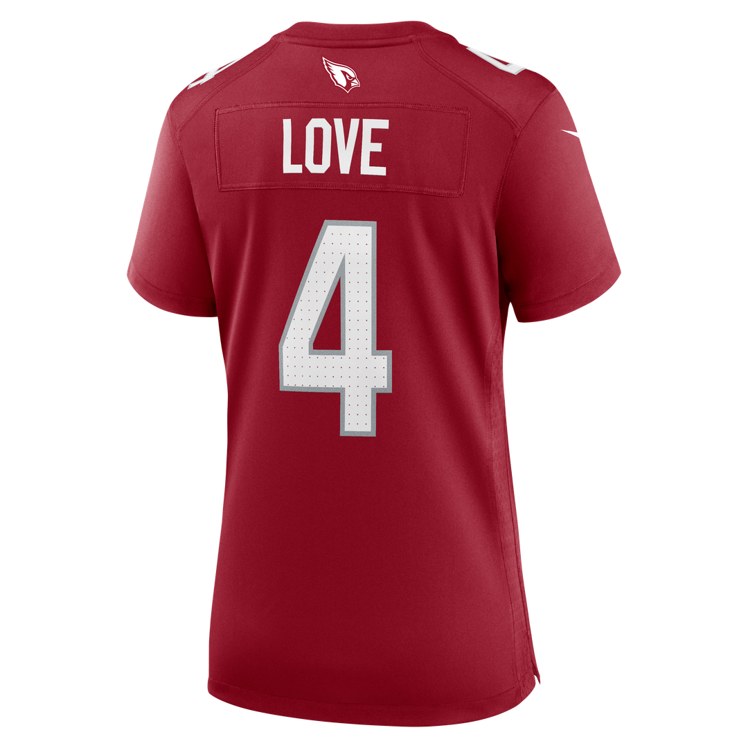 Jeremiyah Love Arizona Cardinals Women's Game Jersey - White