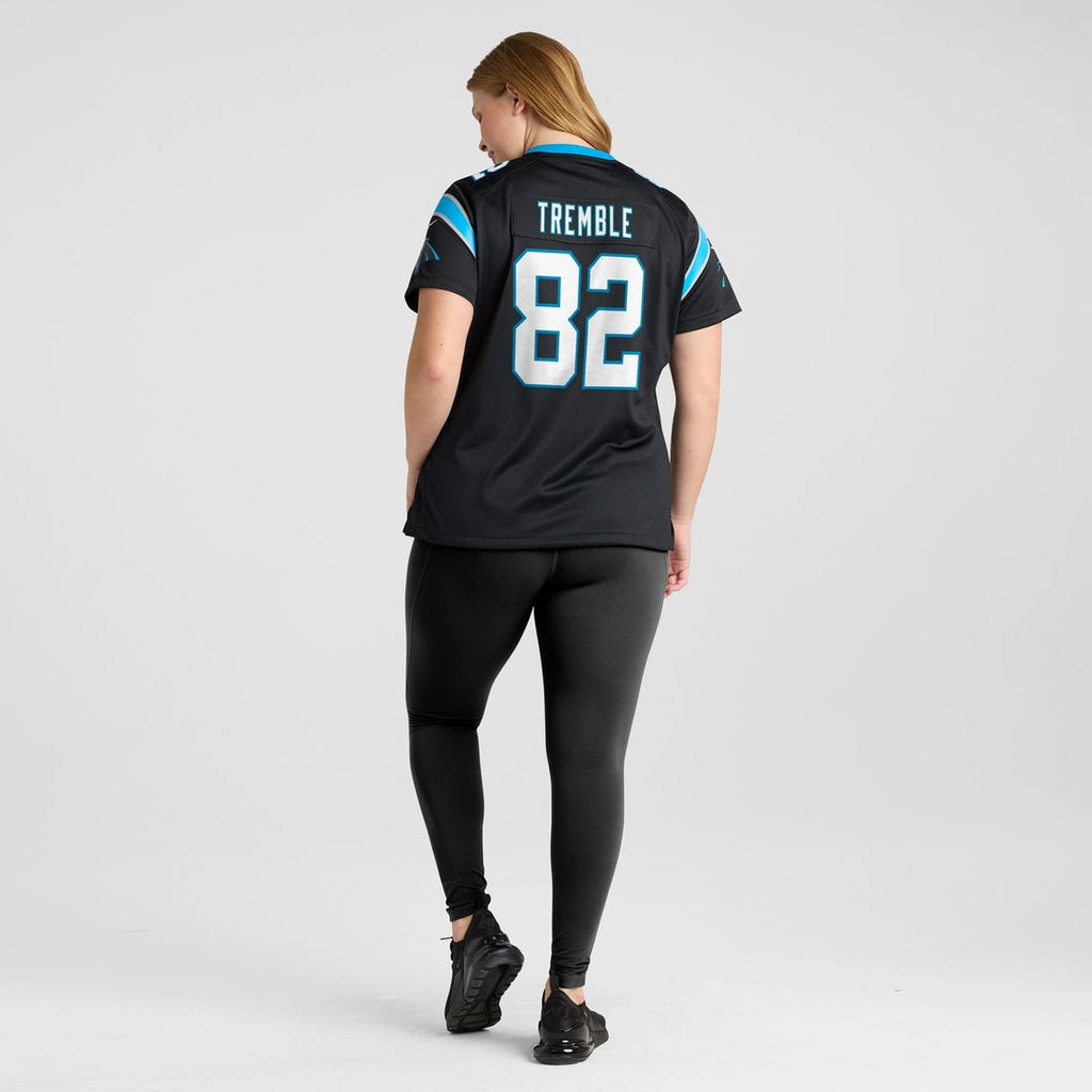 Tommy Tremble Carolina Panthers Women's Team Game Jersey - Black