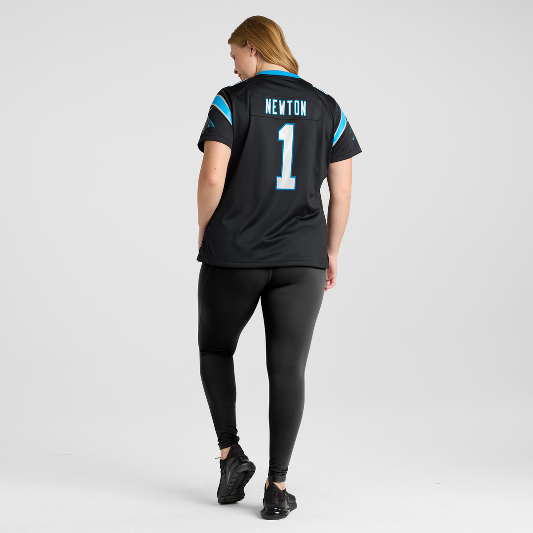 Cam Newton Carolina Panthers Women's Team Retired Game Jersey - Black