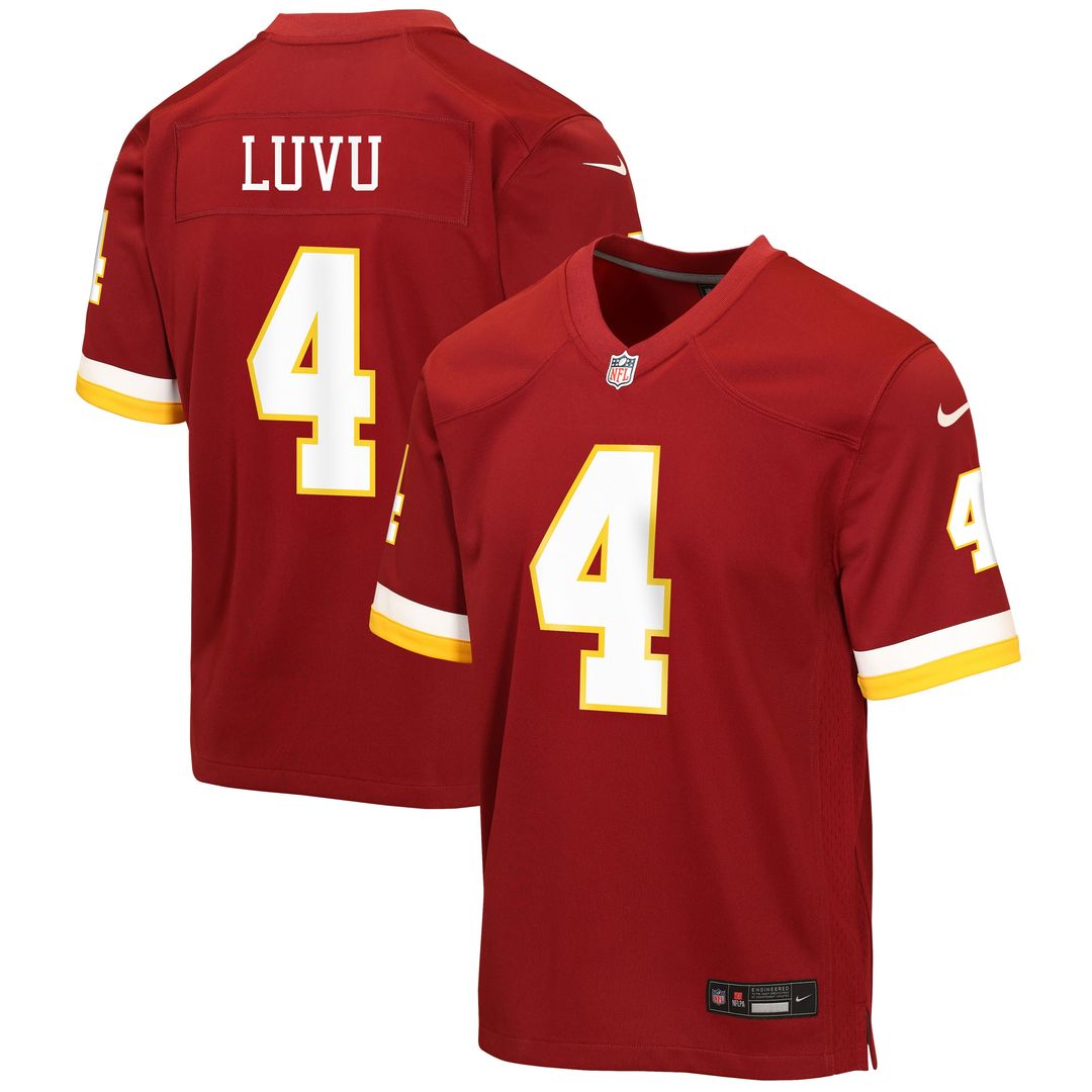 Frankie Luvu Washington Commanders Youth Game Jersey - Burgundy