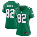 Mike Quick Philadelphia Eagles Women's Alternate Game Jersey - Kelly Green