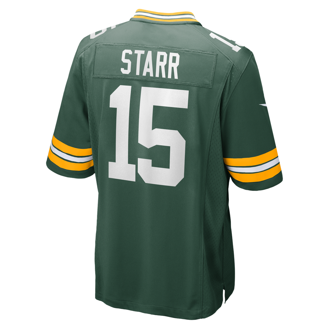 Bart Starr Green Bay Packers Game Retired Player Jersey - Green