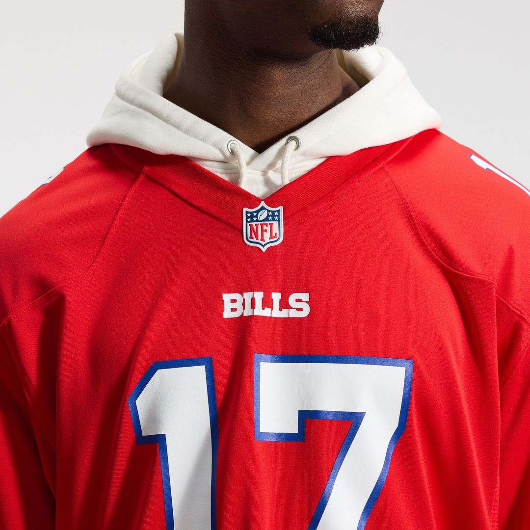 Josh Allen Buffalo Bills Game Player Jersey - White