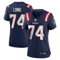 Caleb Lomu New England Patriots Women's Team Game Jersey - Navy