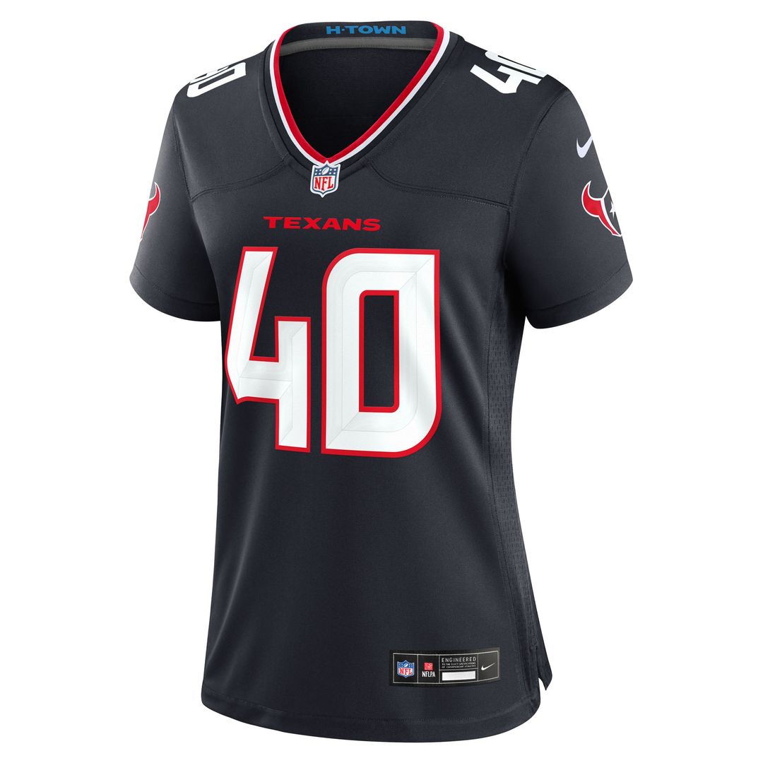 Austin Brinkman Houston Texans Women's Team Game Jersey - Navy