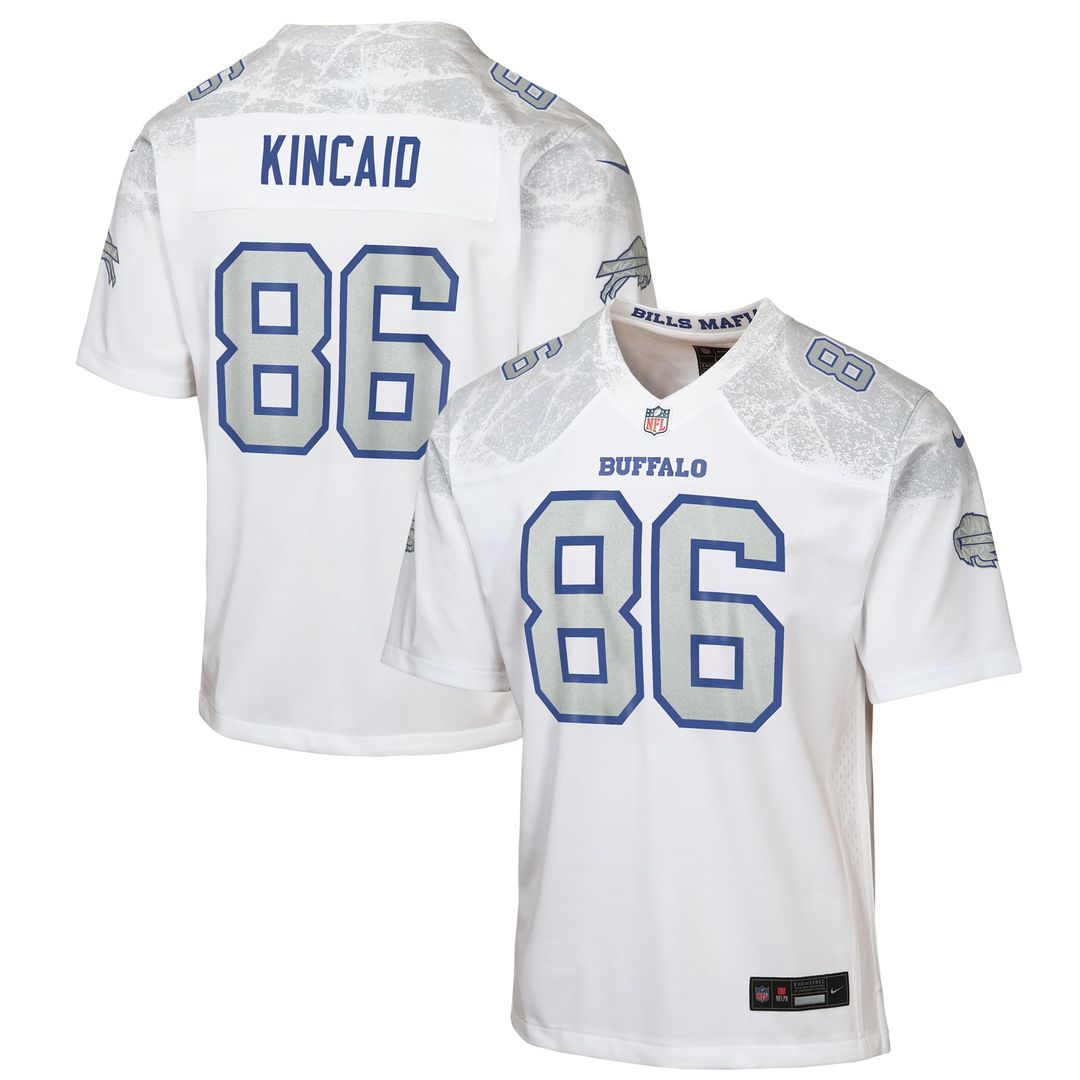 Dalton Kincaid Buffalo Bills Youth Rivalries Collection Game Jersey - White