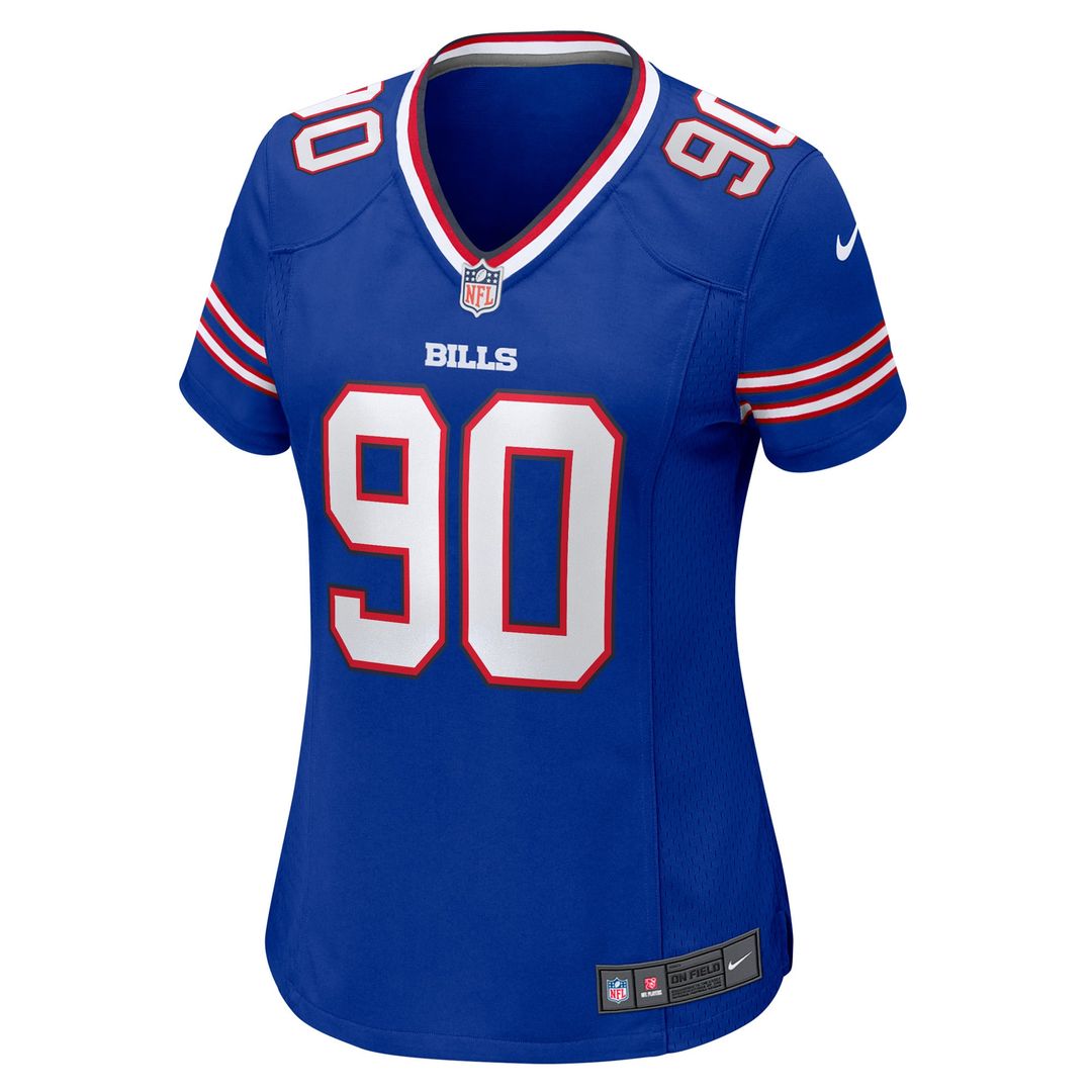 Shaq Lawson Buffalo Bills Women's Game Jersey - Royal