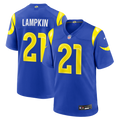 Cam Lampkin Los Angeles Rams Team Game Jersey - Royal