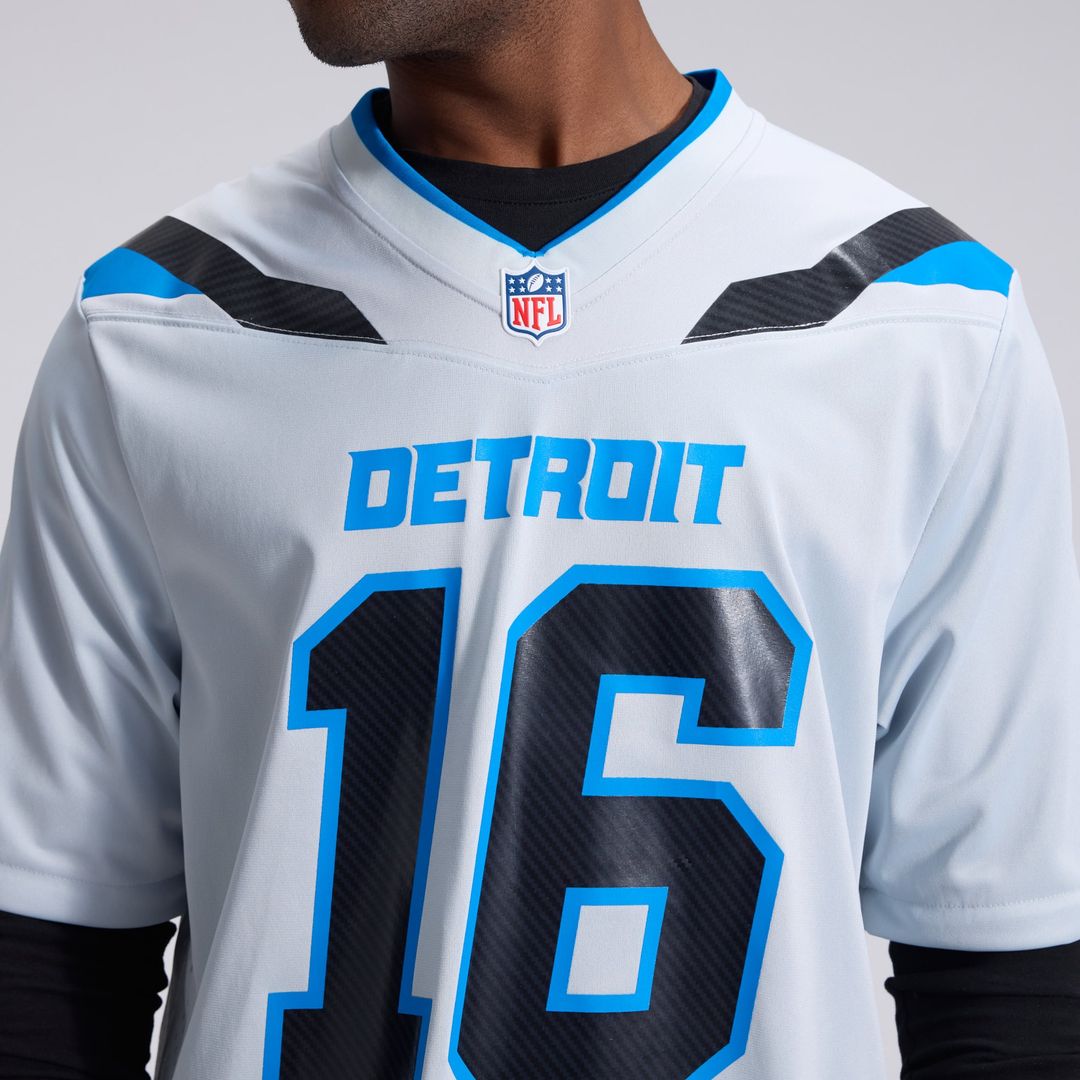 Jared Goff Detroit Lions 2026 Rivalries Collection Game Jersey - Silver
