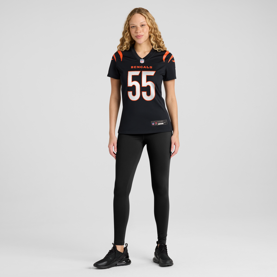 Cashius Howell Cincinnati Bengals Women's Team Game Jersey - Black