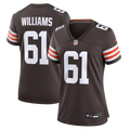 Chris Williams Cleveland Browns Women's Team Game Jersey - Brown