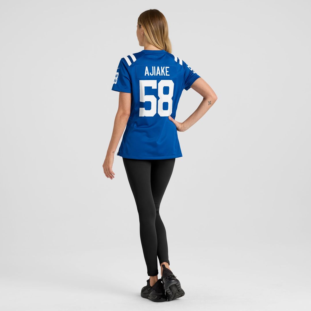 Austin Ajiake Indianapolis Colts Women's Game Jersey - Royal