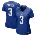 Abdul Carter New York Giants Women's Team Game Jersey - Royal