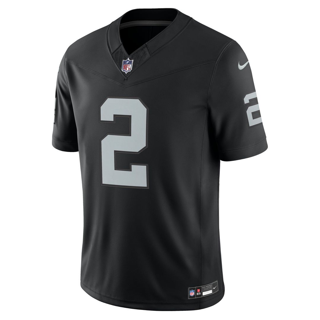 Ashton Jeanty Las Vegas Raiders Team Vapor F.U.S.E. Stitched Limited Jersey - Black