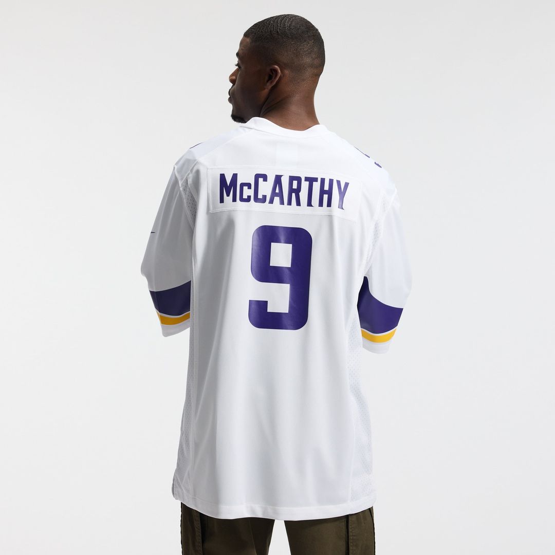 J.J. McCarthy Minnesota Vikings 2nd Alternate Player Game Jersey - Purple