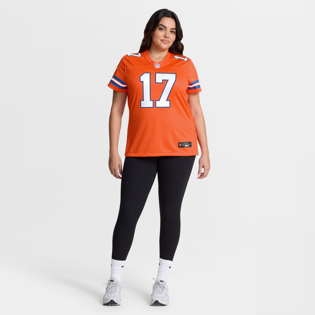 Jaylen Waddle Denver Broncos Women's Mile High Collection 1977 Throwback Game Jersey - Orange