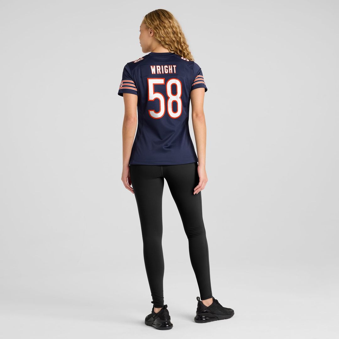 Darnell Wright Chicago Bears Women's Game Jersey - Navy