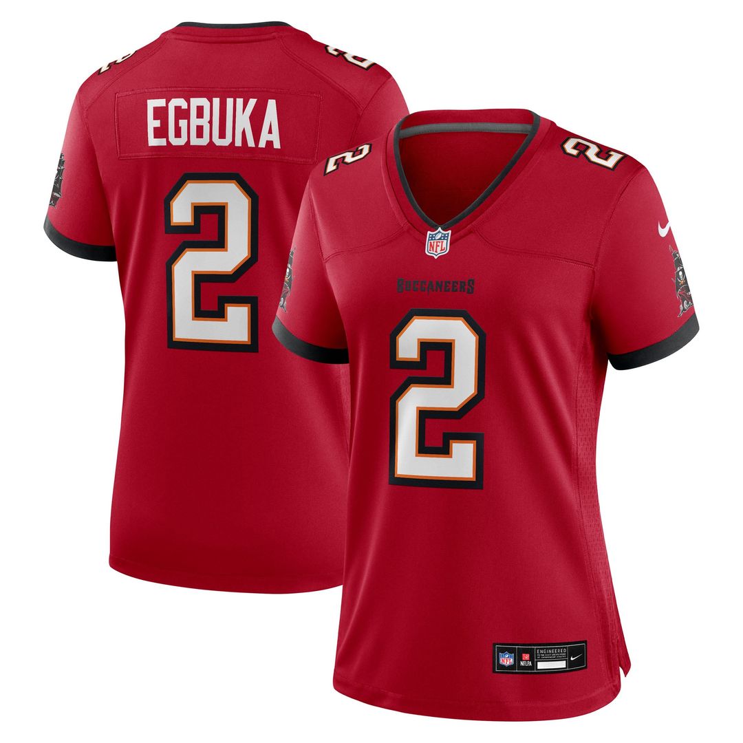 Emeka Egbuka Tampa Bay Buccaneers Women's Game Jersey - White