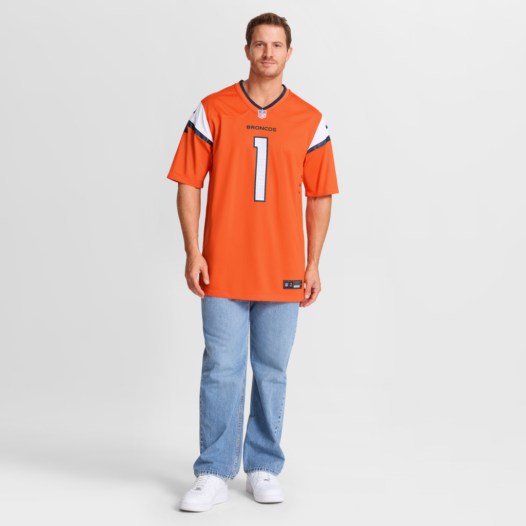 Evan Engram Denver Broncos Team Game Jersey - Orange