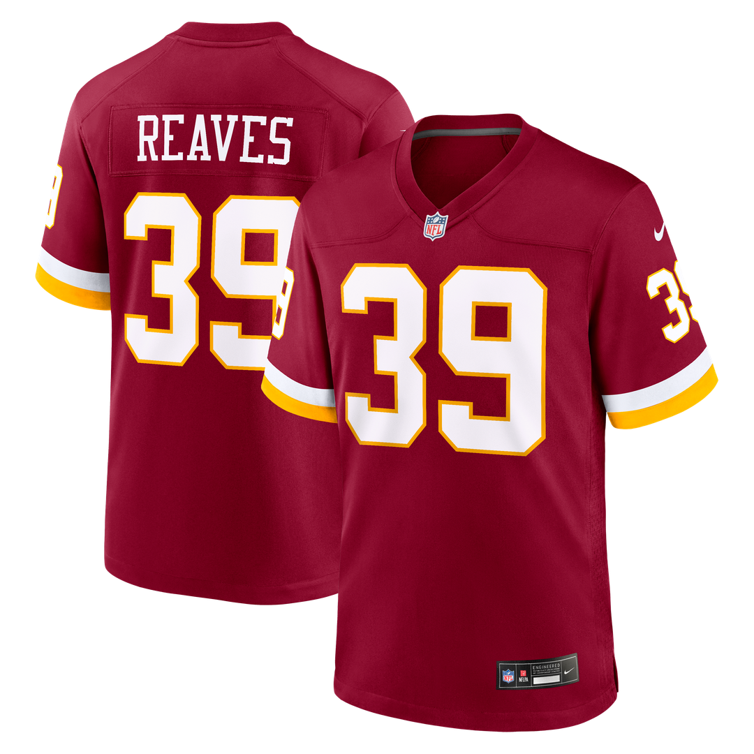 Jeremy Reaves Washington Commanders Hail Raiser Alternate Game Jersey - Black