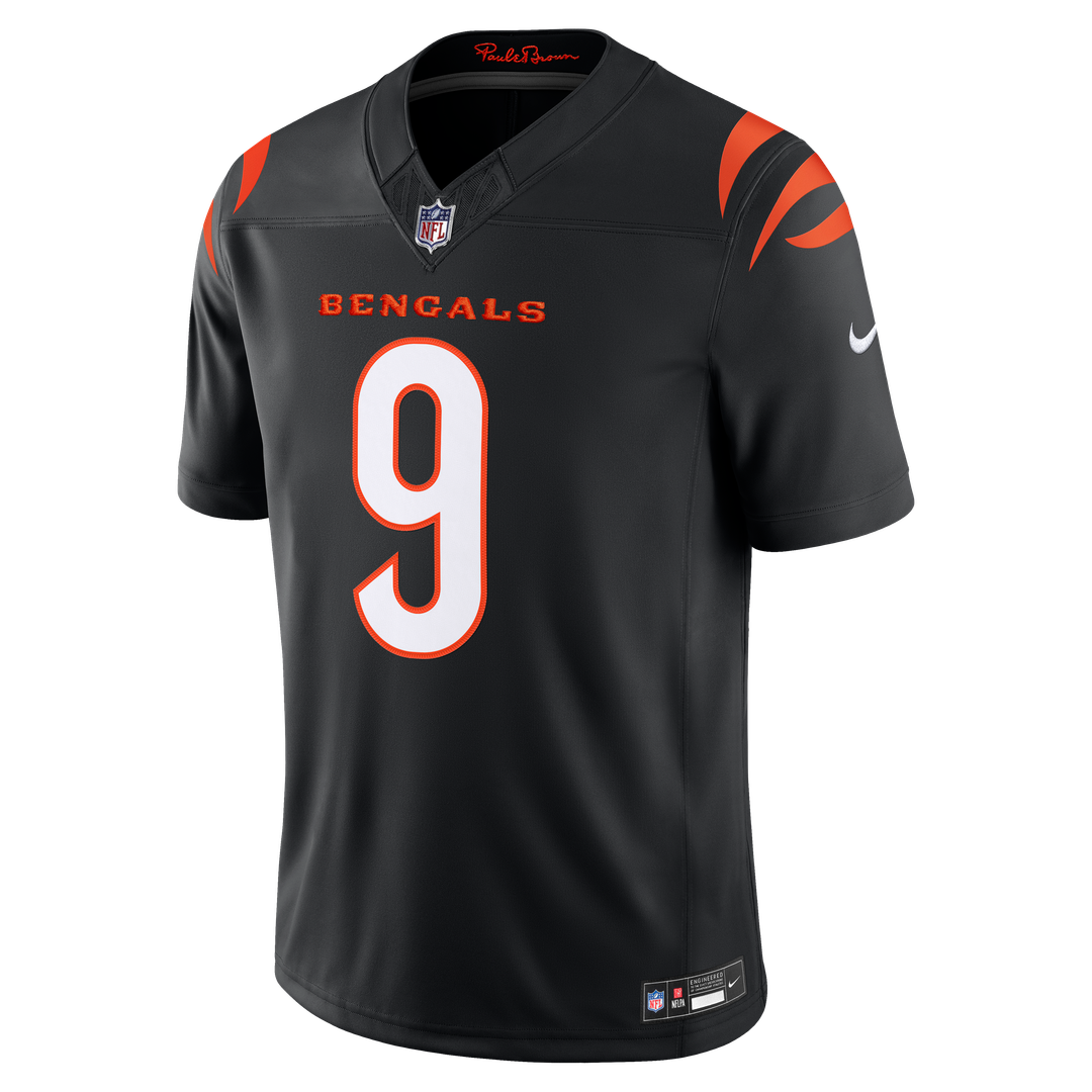 Joe Burrow Cincinnati Bengals Alternate Vapor F.U.S.E. Stitched Limited Jersey - Orange