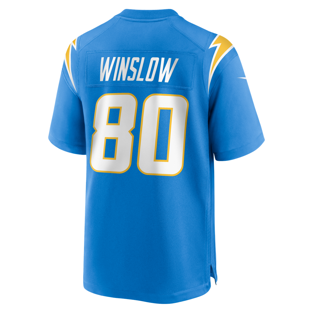 Kellen Winslow Los Angeles Chargers Game Retired Player Jersey - Powder Blue