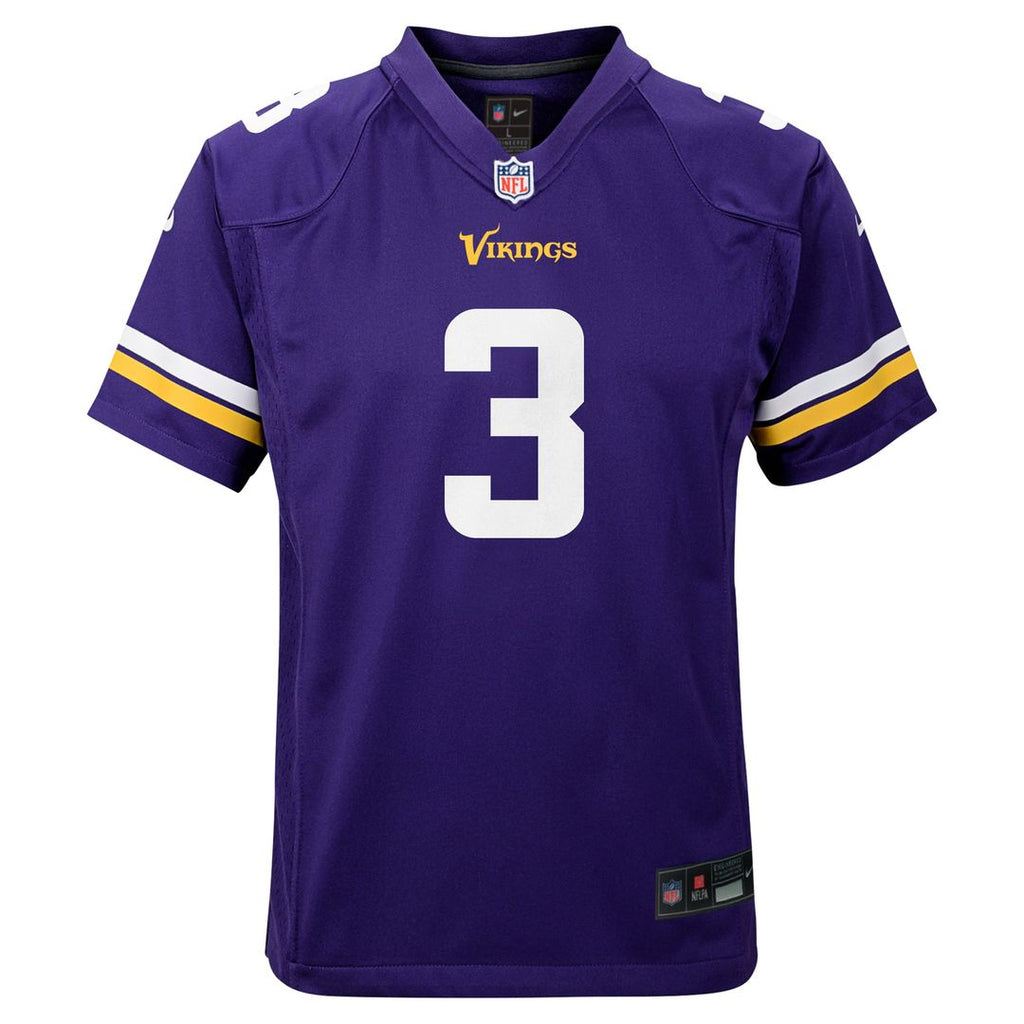 Jordan Addison Minnesota Vikings Youth Game Jersey - White