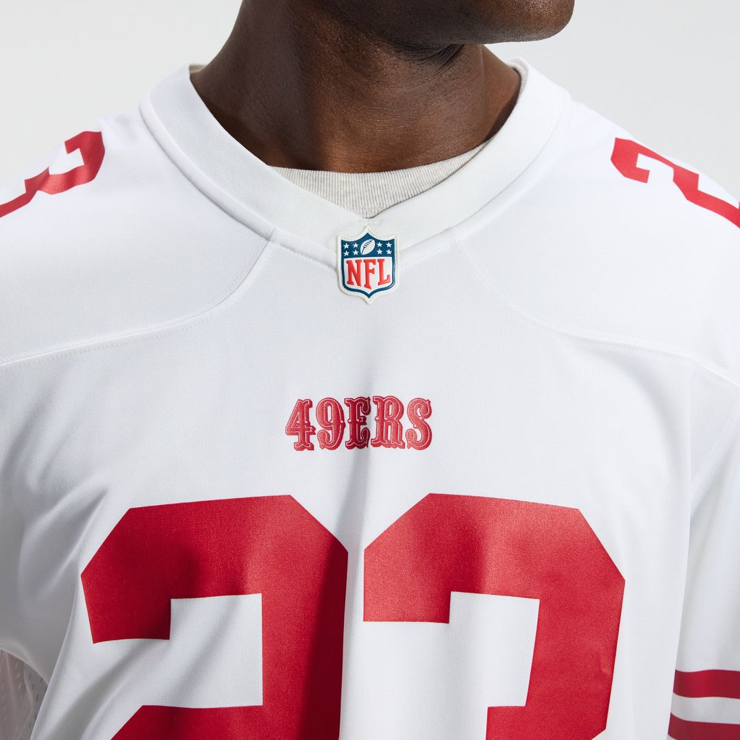 Christian McCaffrey San Francisco 49ers Game Player Jersey - White