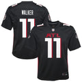 Jalon Walker Atlanta Falcons Youth Team Game Jersey - Black