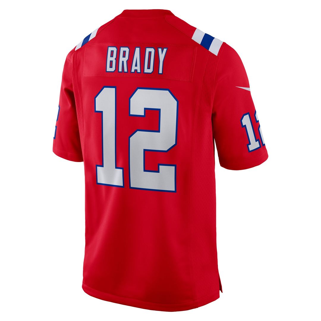 Tom Brady New England Patriots Retired Player Alternate Game Jersey - Red