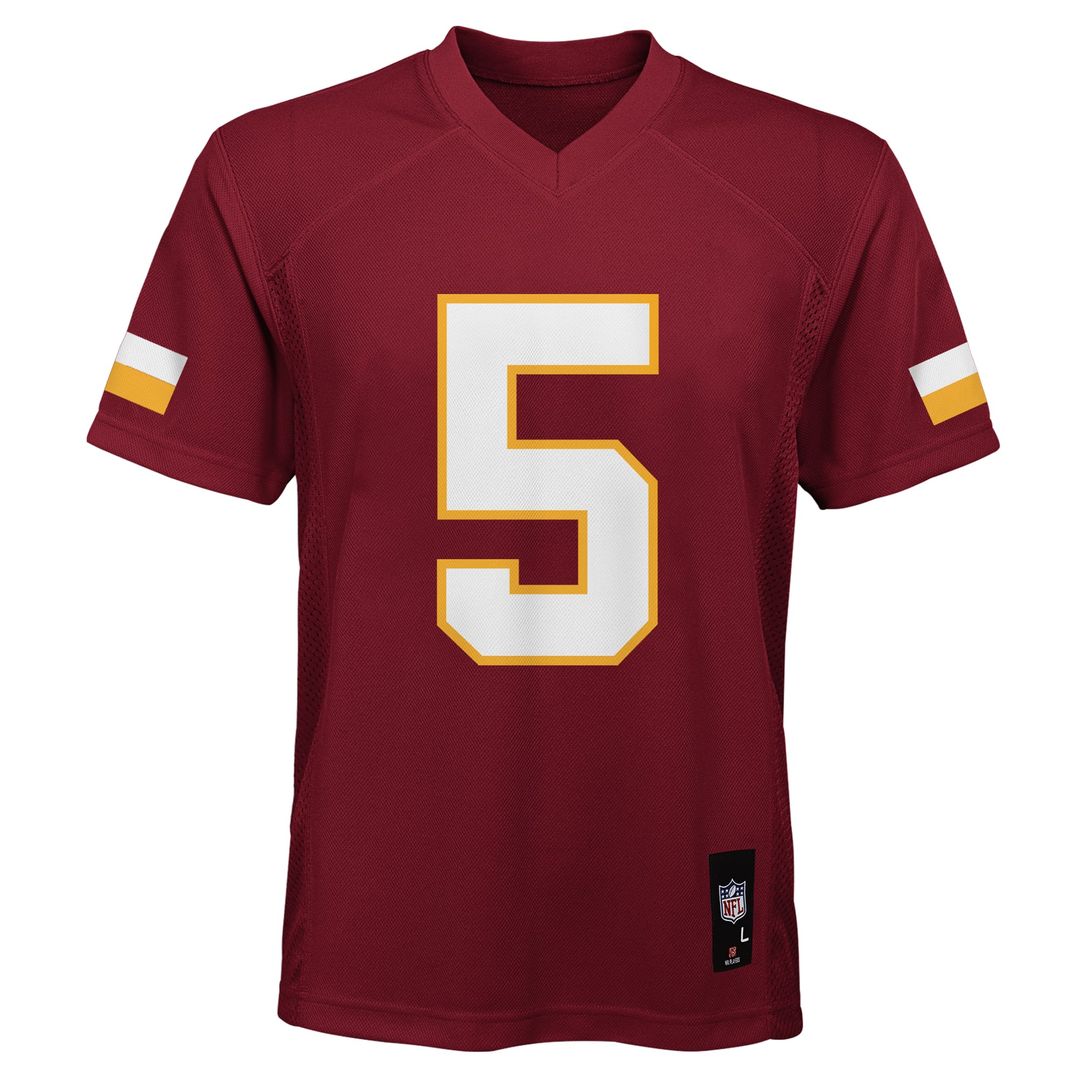 Jayden Daniels Washington Commanders Outerstuff Youth Team Replica Jersey - Burgundy