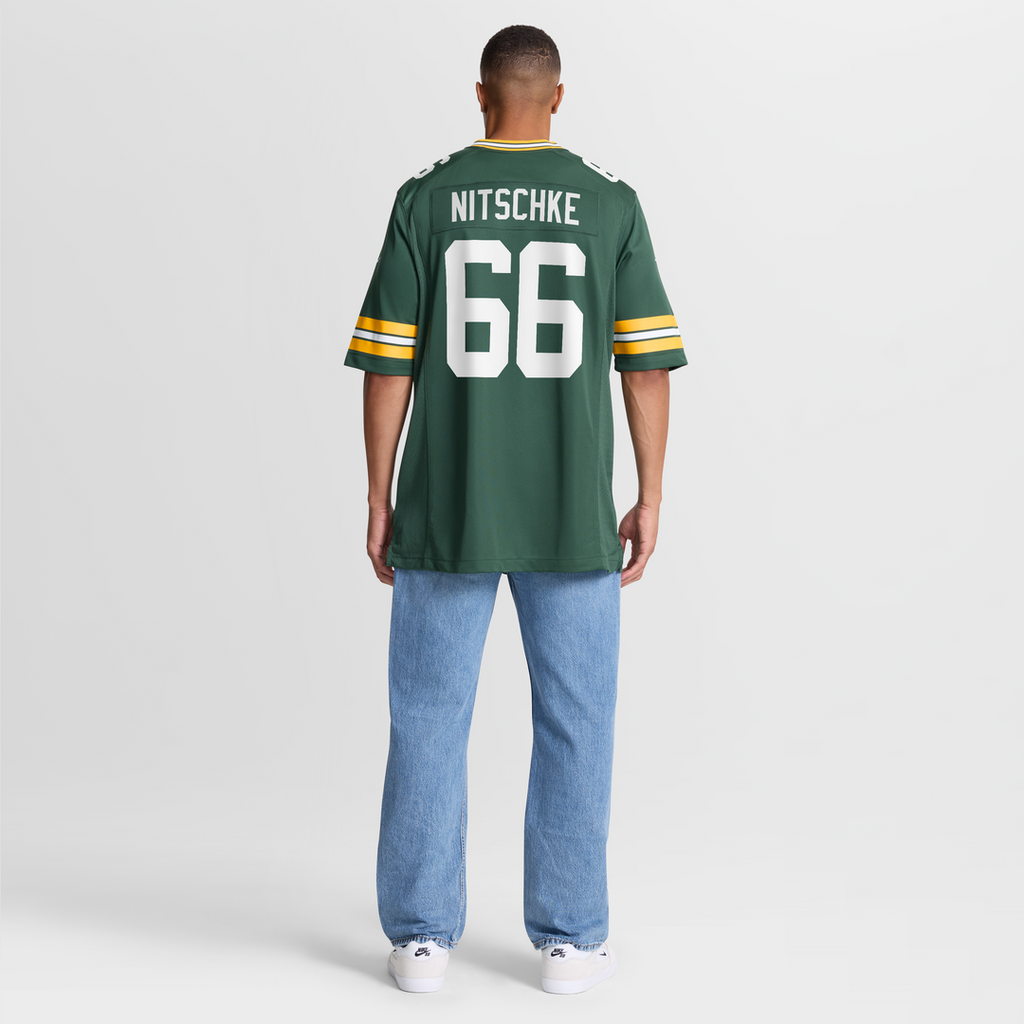 Ray Nitschke Green Bay Packers Game Retired Player Jersey - Green