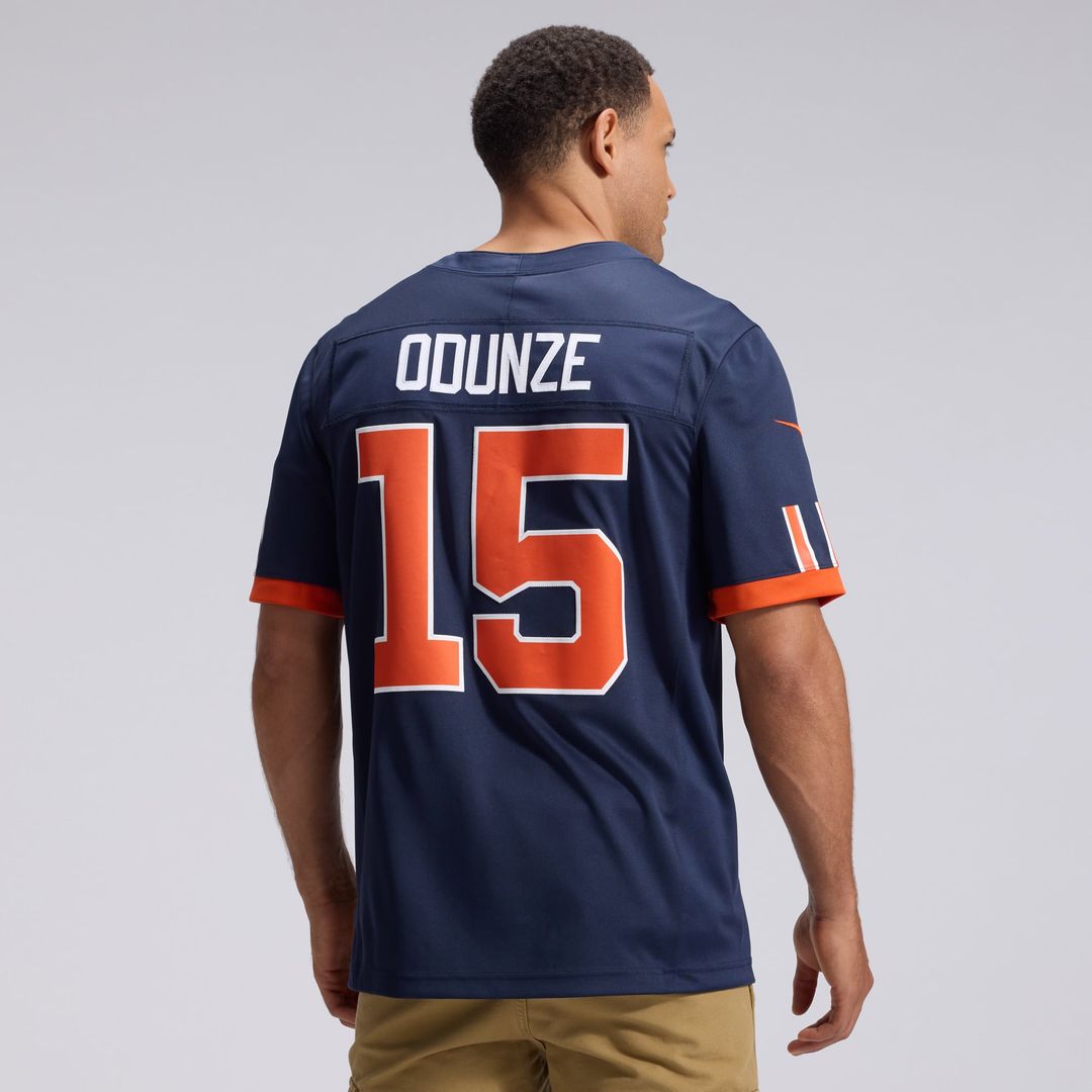 Rome Odunze Chicago Bears 2026 Rivalries Collection Stitched Limited Jersey - Navy