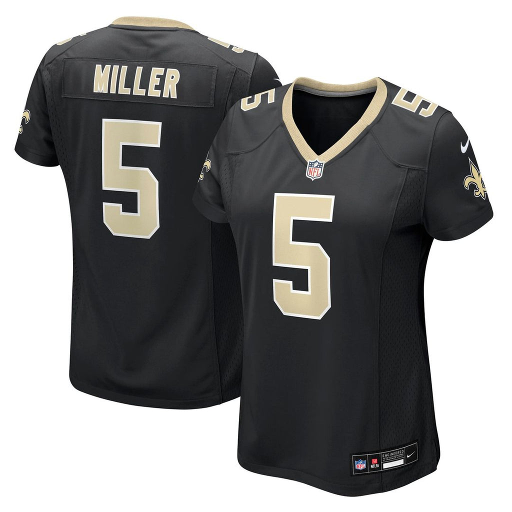Kendre Miller New Orleans Saints Women's Team Game Jersey - Black