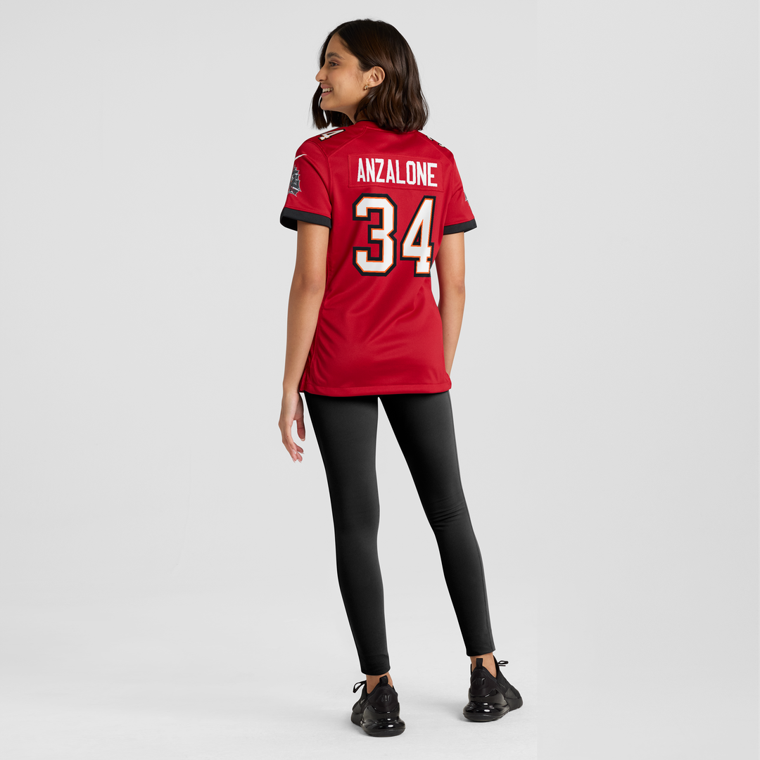 Alex Anzalone Tampa Bay Buccaneers Women's Team Game Jersey - Red