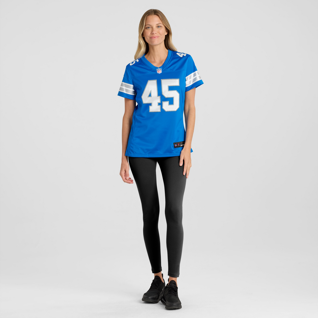 Devin White Detroit Lions Women's Team Game Jersey - Blue