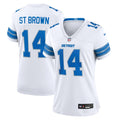 Amon - Ra St. Brown Detroit Lions Women's White Game Jersey - White