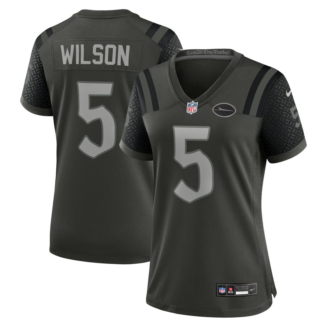 Garrett Wilson New York Jets Women's Rivalries Collection Game Jersey - Green