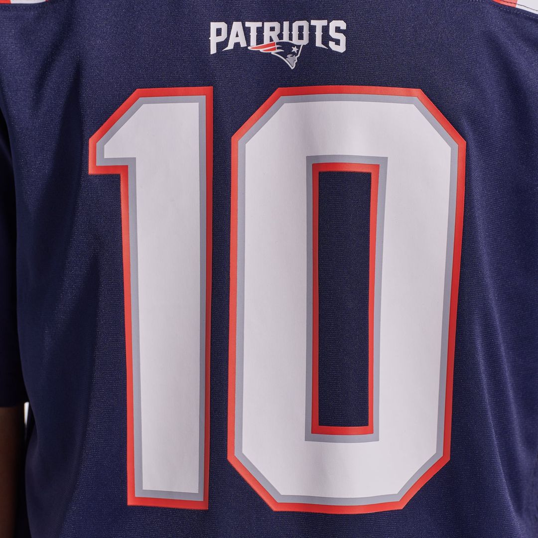 Drake Maye New England Patriots Player Game Jersey - White
