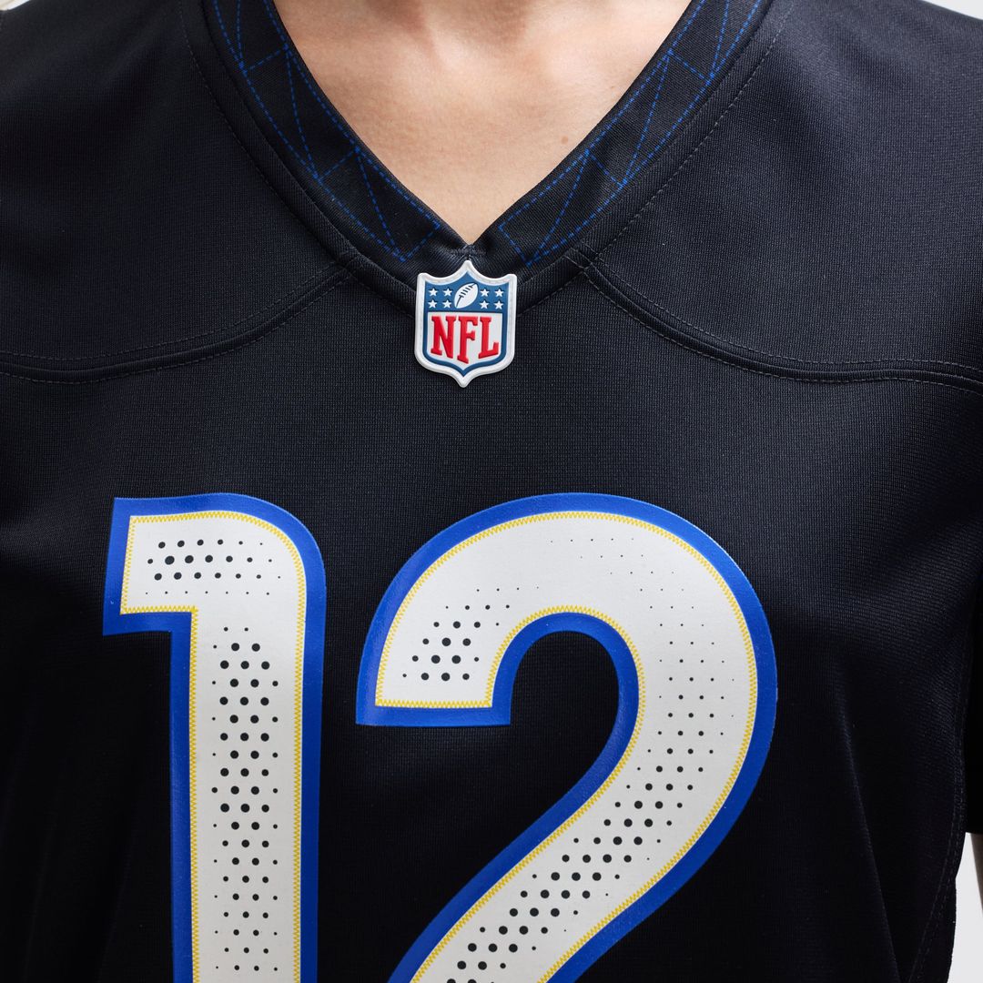 Puka Nacua Los Angeles Rams Women's Rivalries Collection Game Jersey - Dark Blue